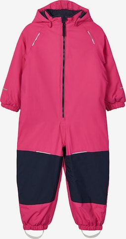 NAME IT Funktionsjakkesæt 'Snow 03' i pink: forside