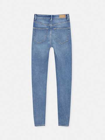 Pull&Bear Skinny Farmer - kék