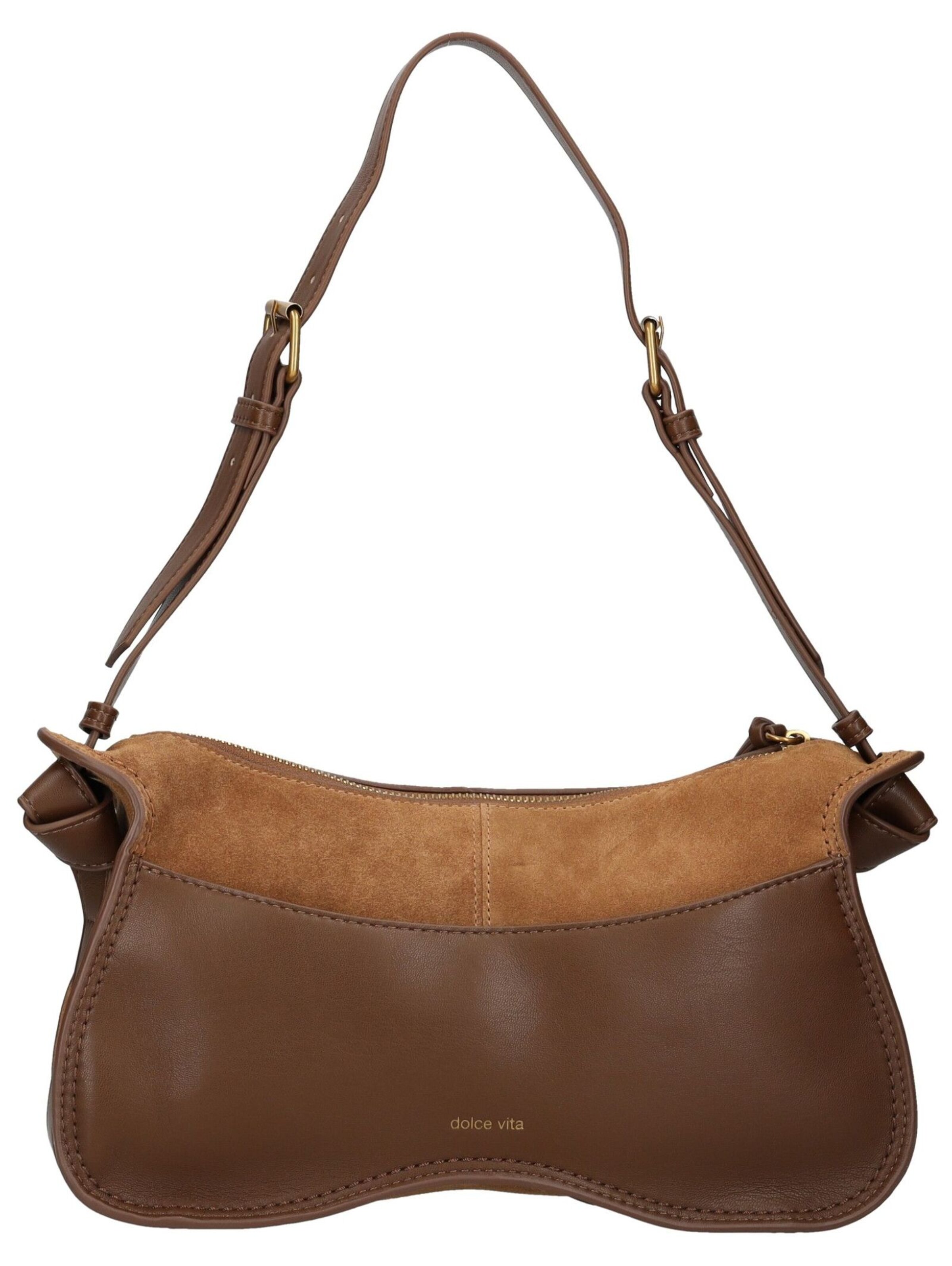 Dolce Vita Handbag in Brown: front
