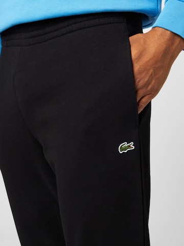 LACOSTE - Slimfit Pantalón en negro