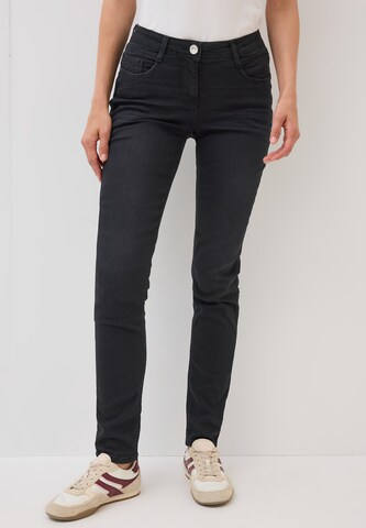 CECIL Regular Jeans in Schwarz: Vorderseite