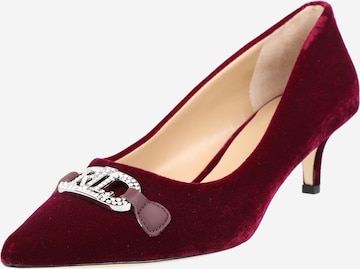 Lauren Ralph Lauren - Sapatos de salto em vermelho: frente