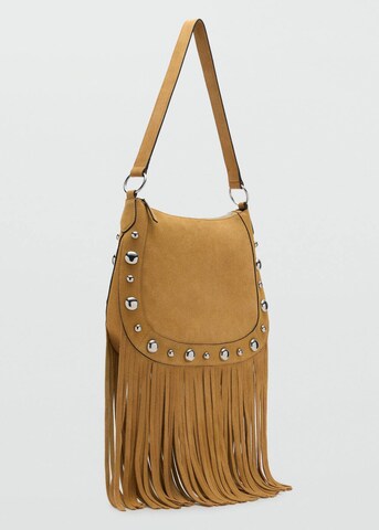 MANGO Shoulder Bag 'G-Gari' in Yellow