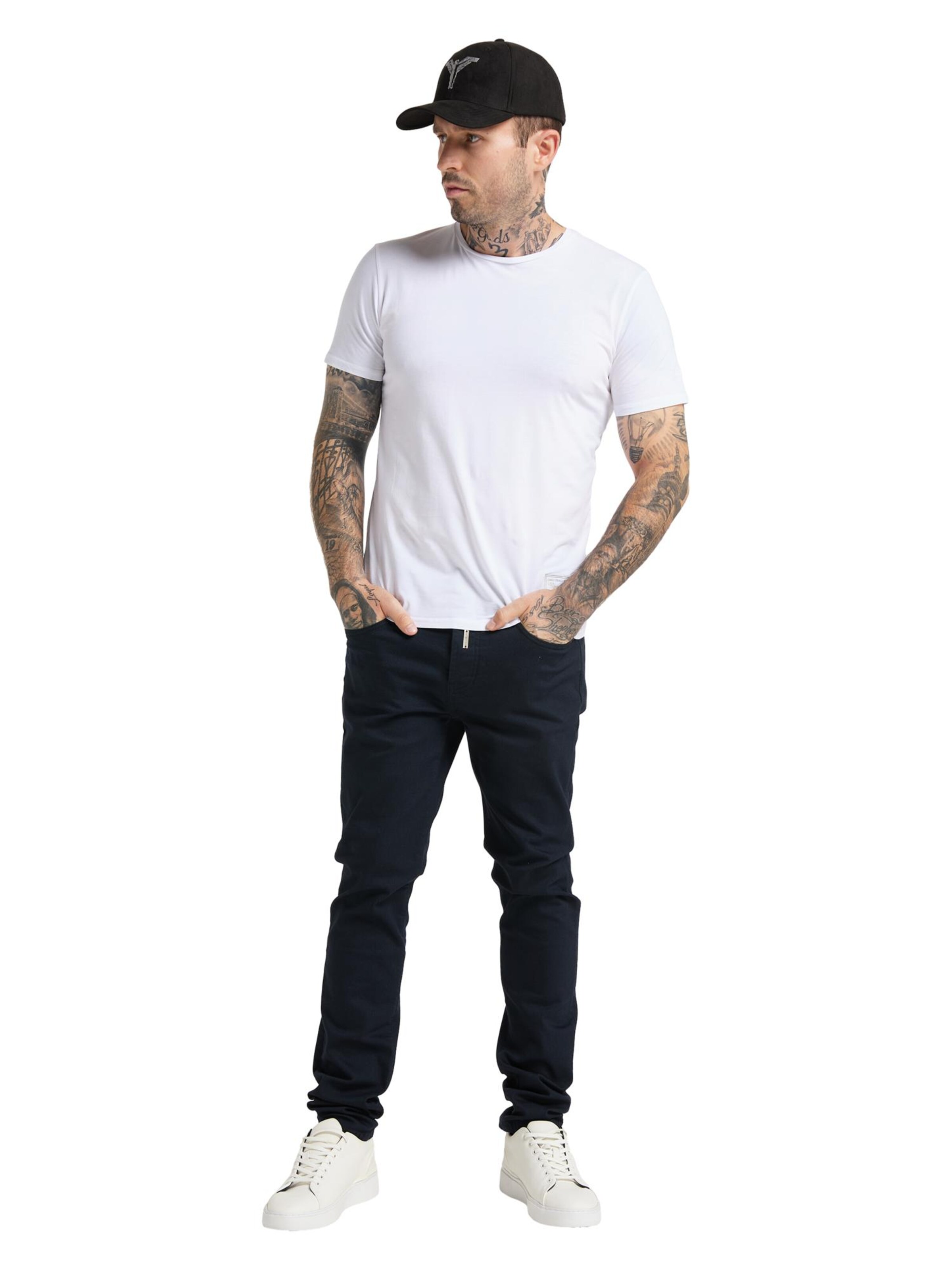 Carlo Colucci Regular Jeans 'Cazzato' in Blau