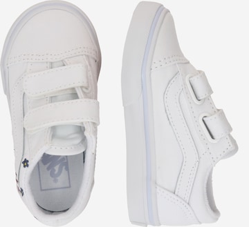 Sneaker 'Old Skool V' di VANS in bianco