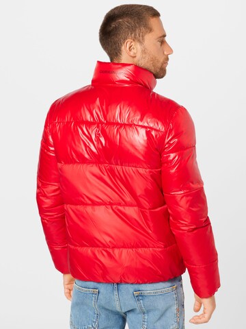 Calvin Klein Jeans Winter Jacket in Red