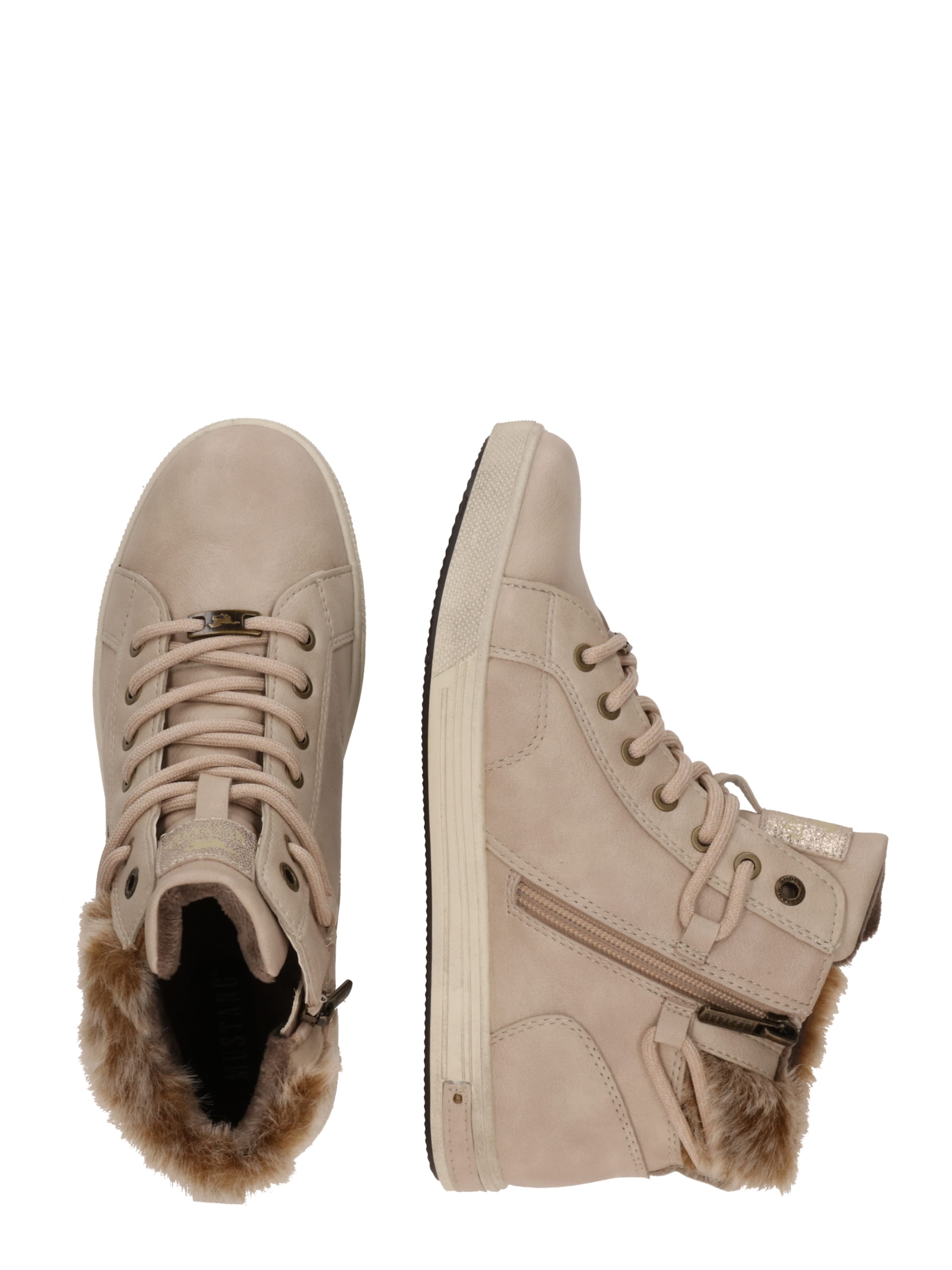 MUSTANG Кроссовки на платформе в Бежевый