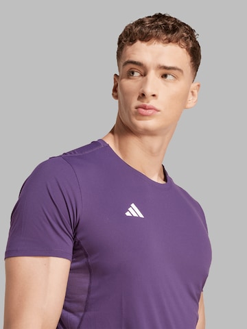 ADIDAS PERFORMANCE Функционална тениска 'Adizero Essentials' в лилав
