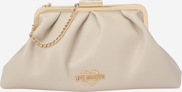 Love Moschino Skuldertaske i beige: forside