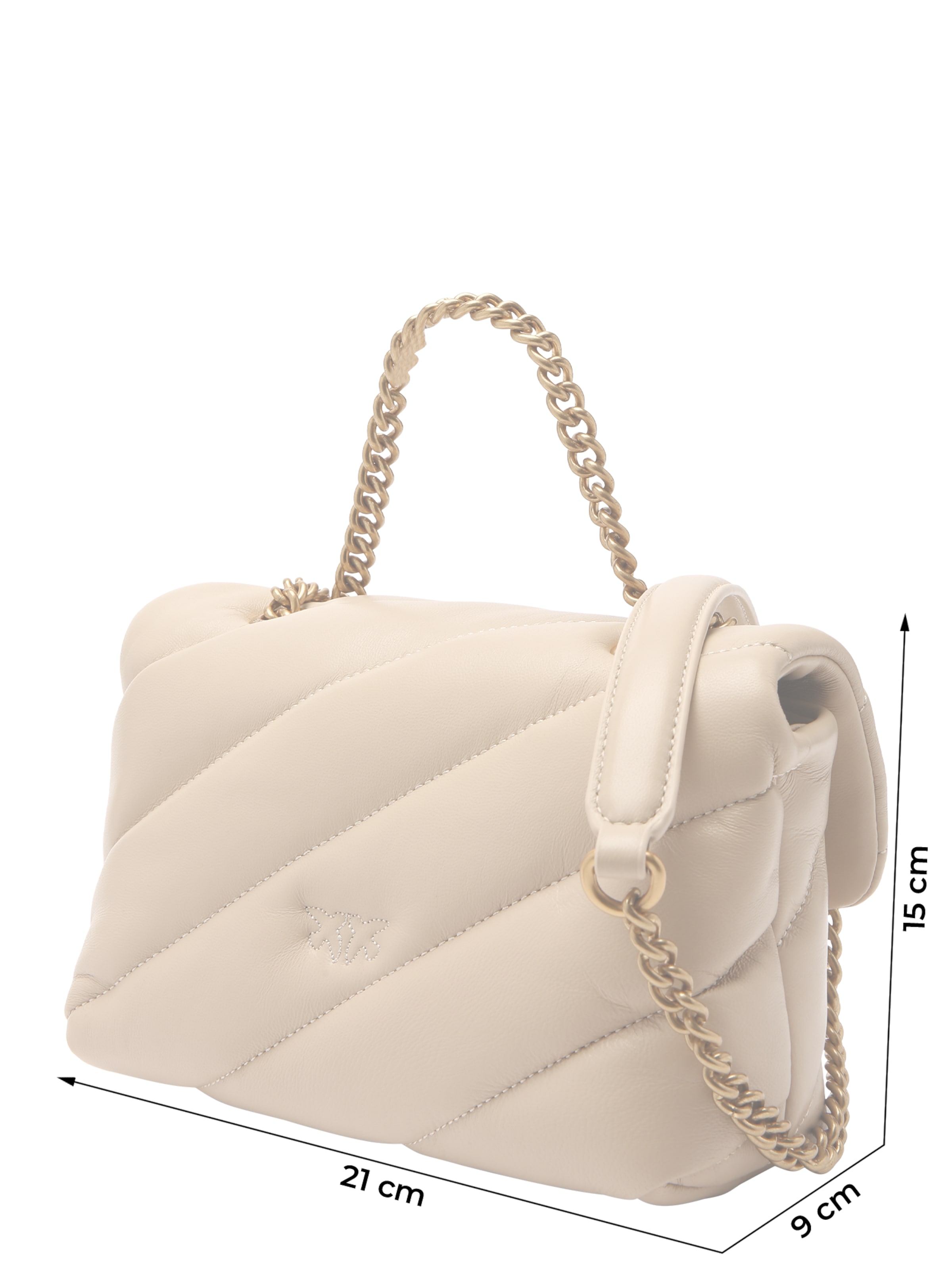 Sac à bandoulière 'Love' PINKO en beige