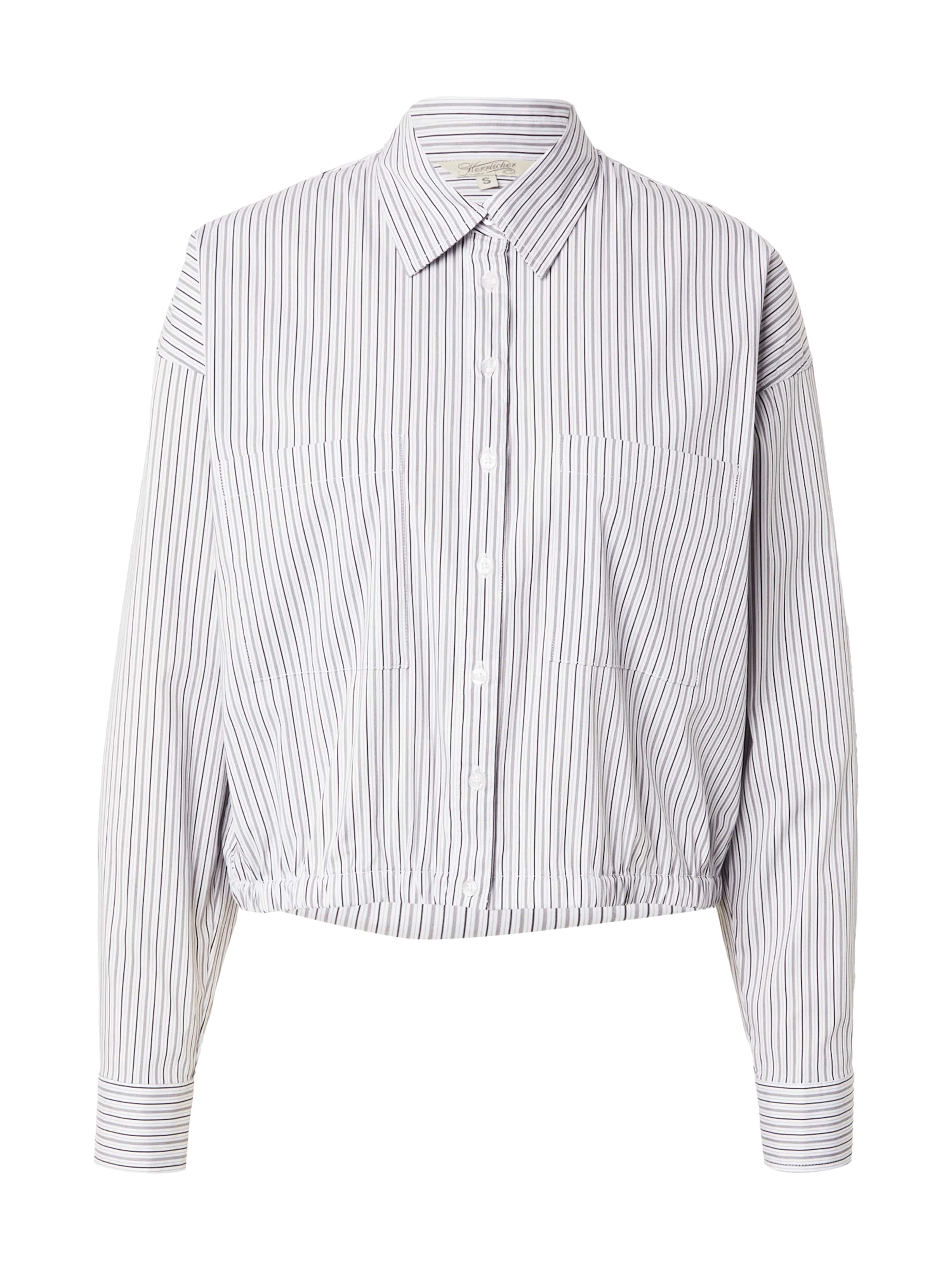 Herrlicher Pluus 'Liline', värv valge: eest vaates