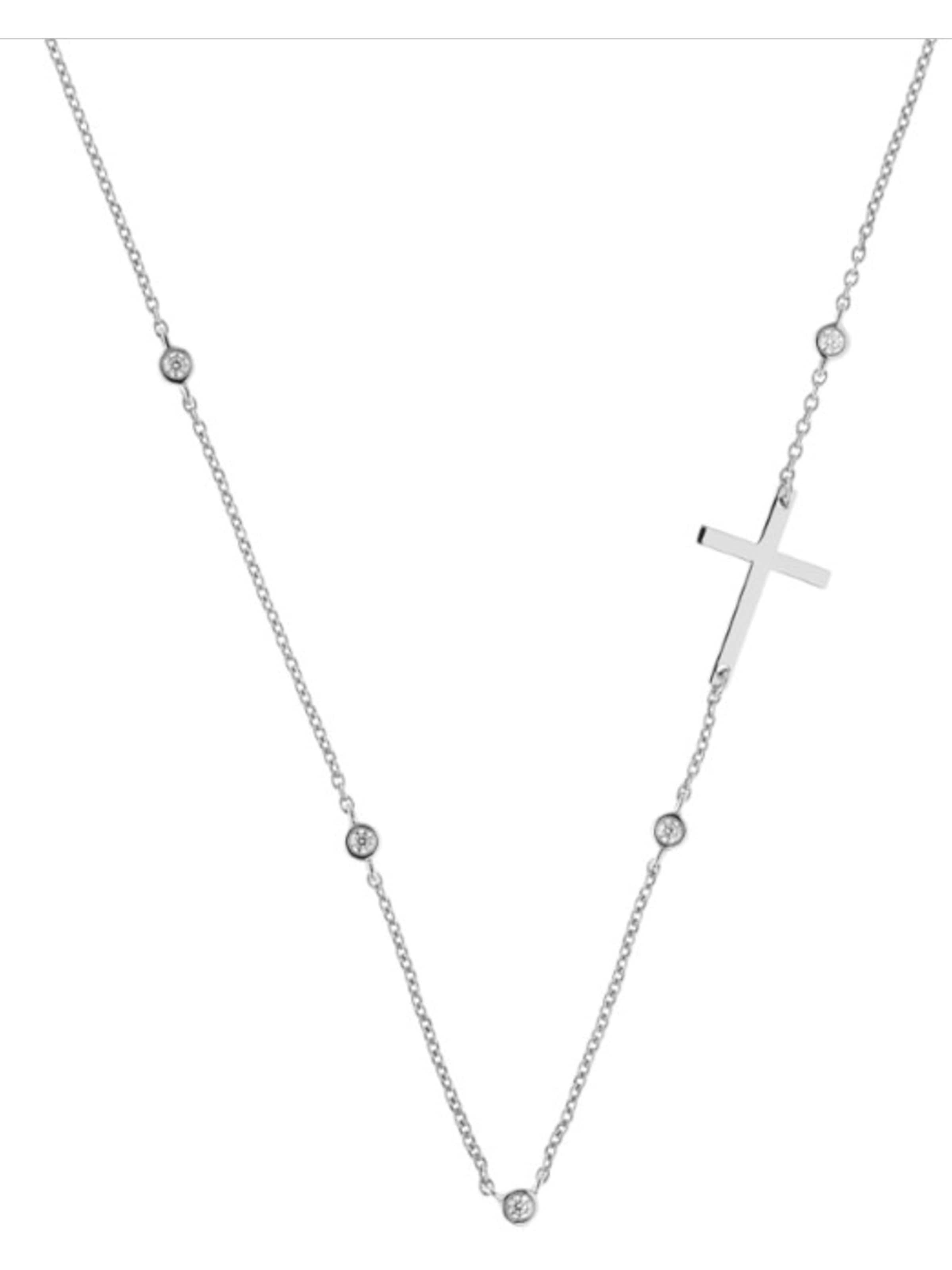 CHRIST Necklace in Silver: front
