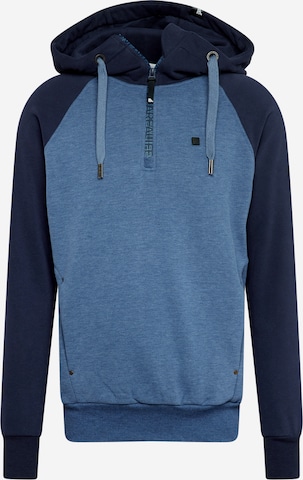 Alife and Kickin Sweatshirt 'QuentinAK' in Blau: predná strana