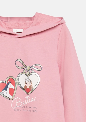 Sweat-shirt s.Oliver en rose