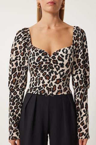 T-shirt Happiness İstanbul en beige