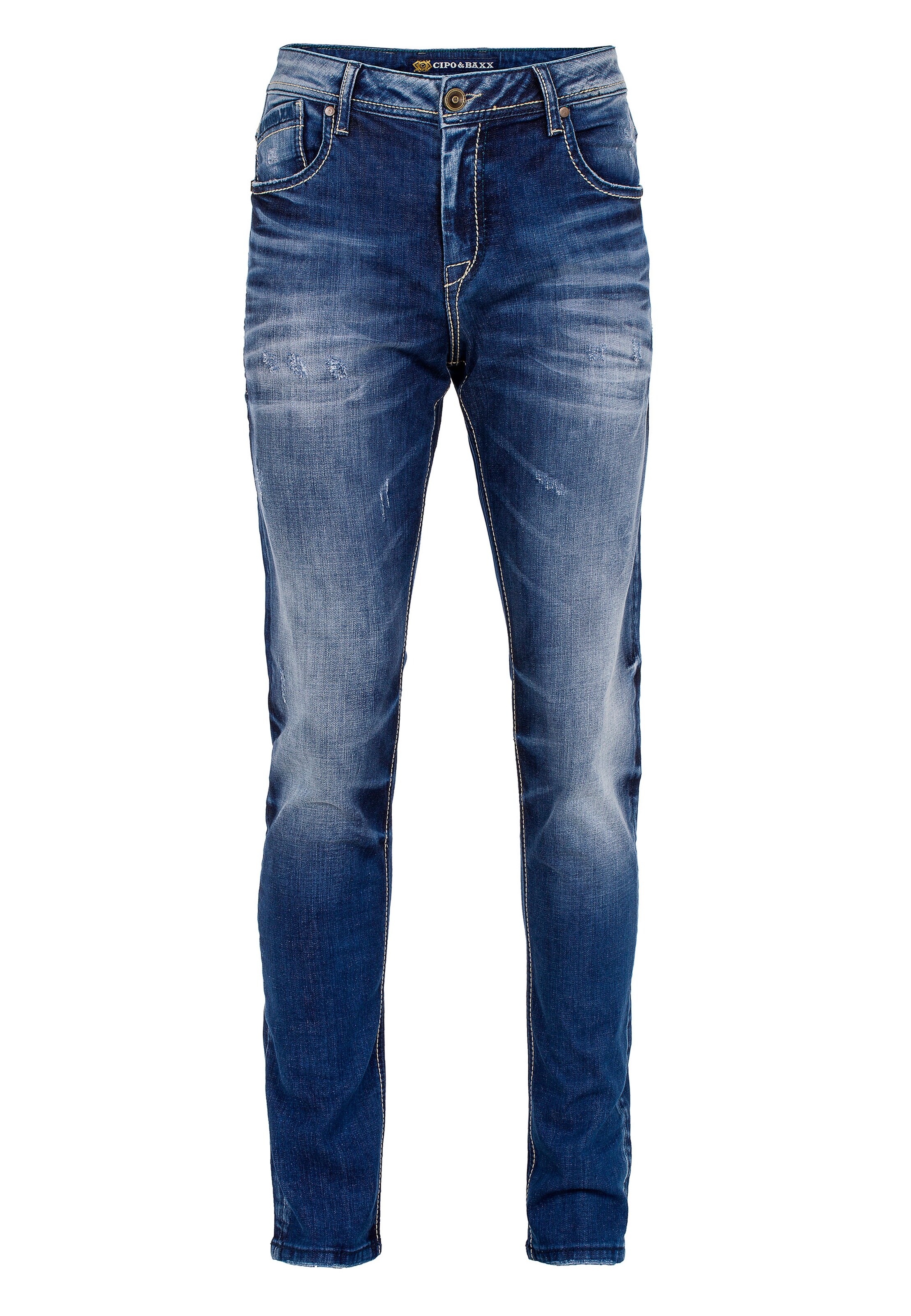 CIPO & BAXX Regular Jeans in Blau: Vorderseite