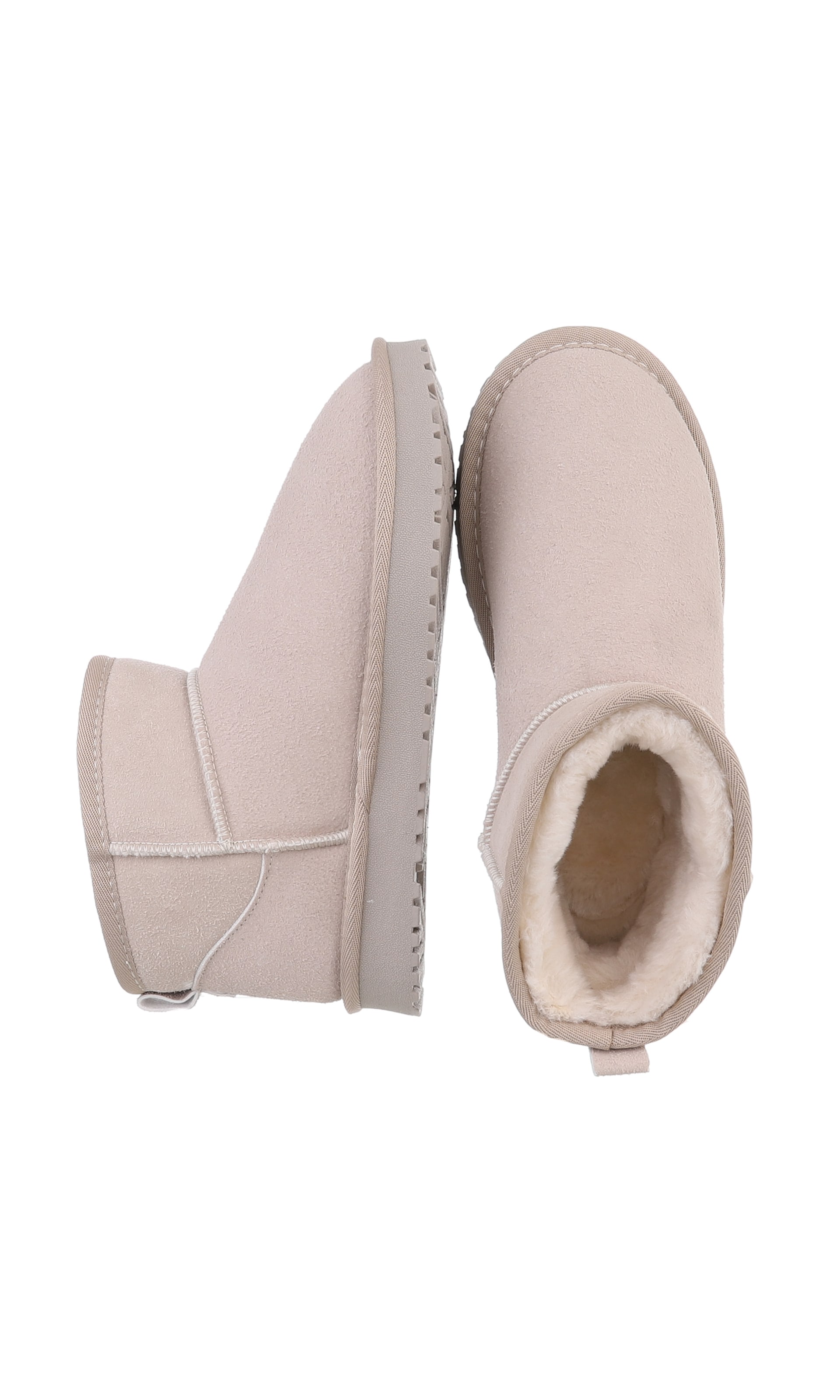 Ital-Design Ankle Boots 'Flache' in Beige