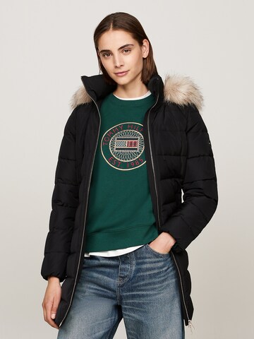 Manteau mi-saison 'TYRA' TOMMY HILFIGER en noir : devant