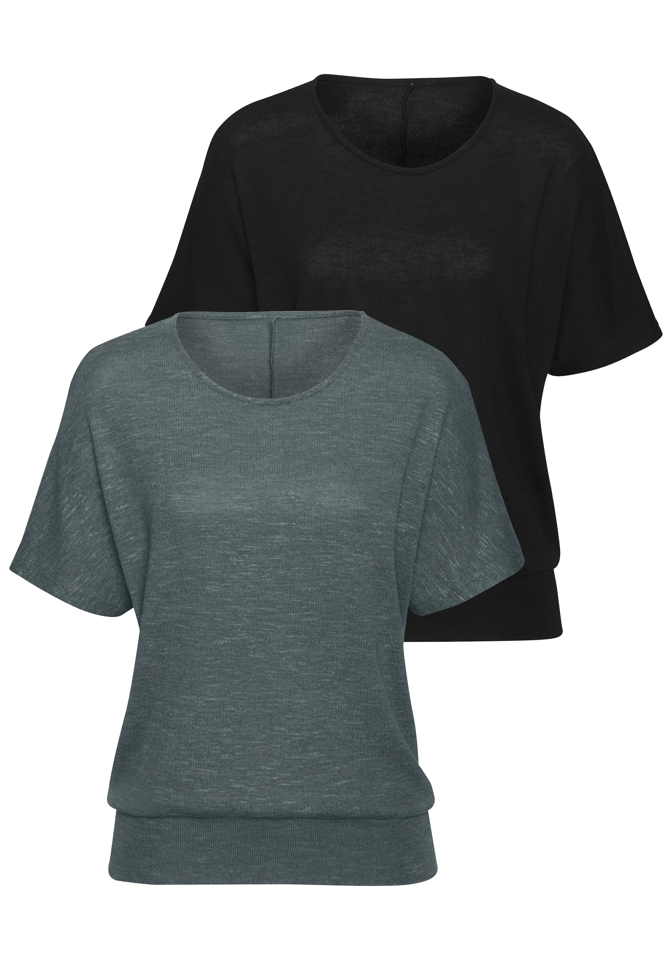 T-shirt VIVANCE en vert : devant