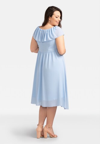 Robe de cocktail 'MILANO' Karko en bleu