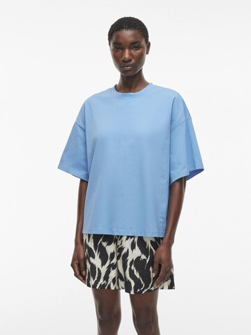 T-shirt ROUGE EDIT en bleu : devant