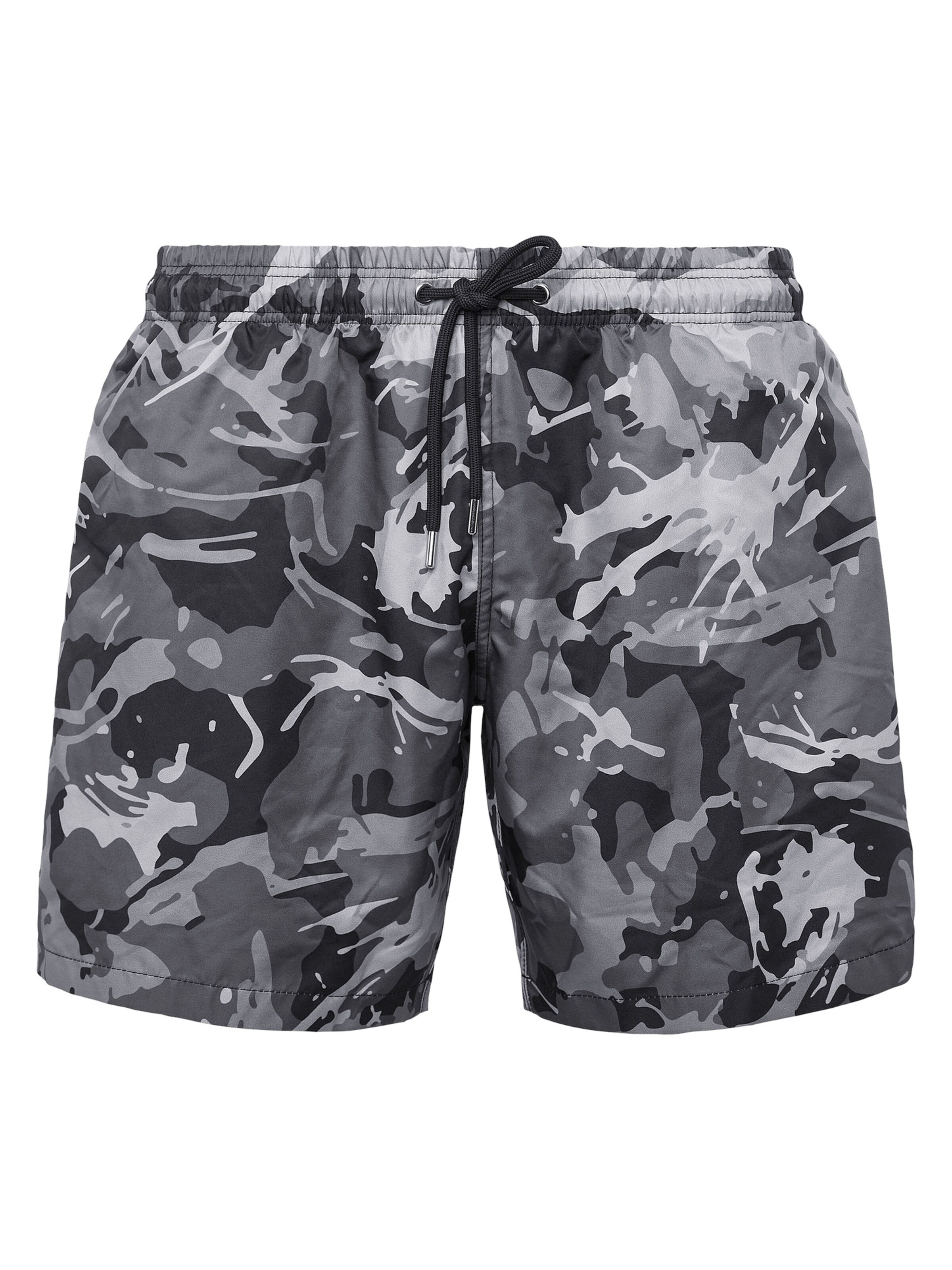 Plein Sport Swimming shorts in Black: front