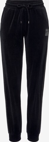 VIVANCE Pajama pants in Black: front