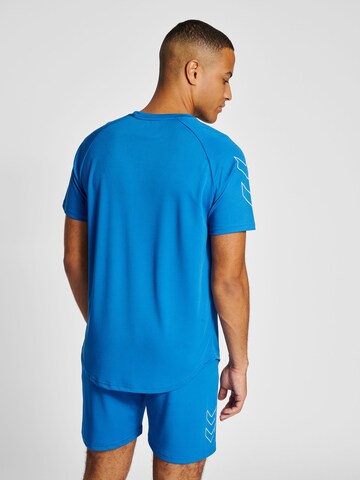 T-Shirt fonctionnel Hummel en bleu