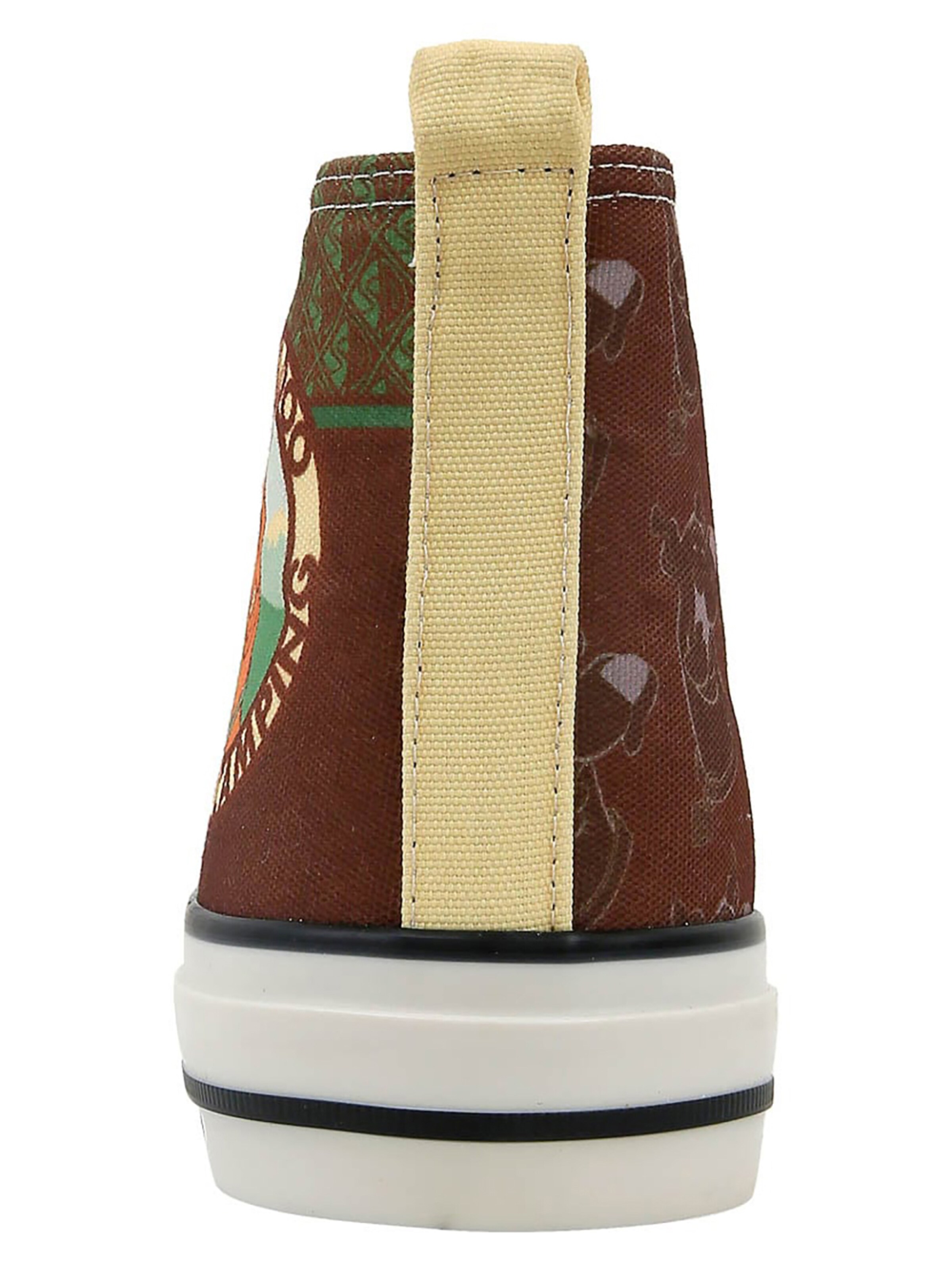 DOGO High-Top Sneakers in Brown