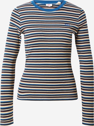 T-shirt 'Long Sleeved Baby Tee' LEVI'S ® en bleu : devant