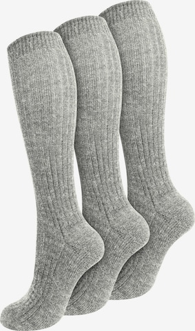 normani Kniekousen in Grijs: voorkant