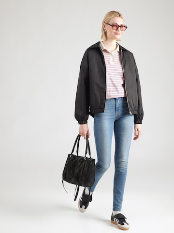 LEVI'S ® Slimfit Jeans '721 HIGH RISE SKINNY' in Blauw