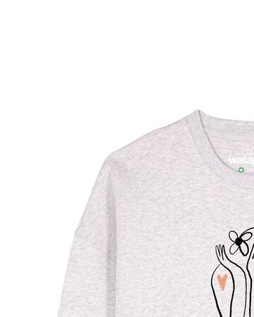 Felpa 'Self love' di Watapparel in grigio