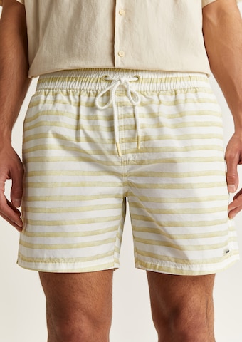 Scalpers Board Shorts 'Watercolor' in Yellow