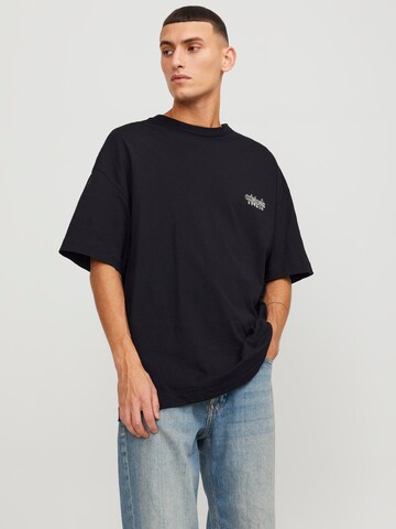 JACK & JONES - Camisa 'Bari' em preto: frente