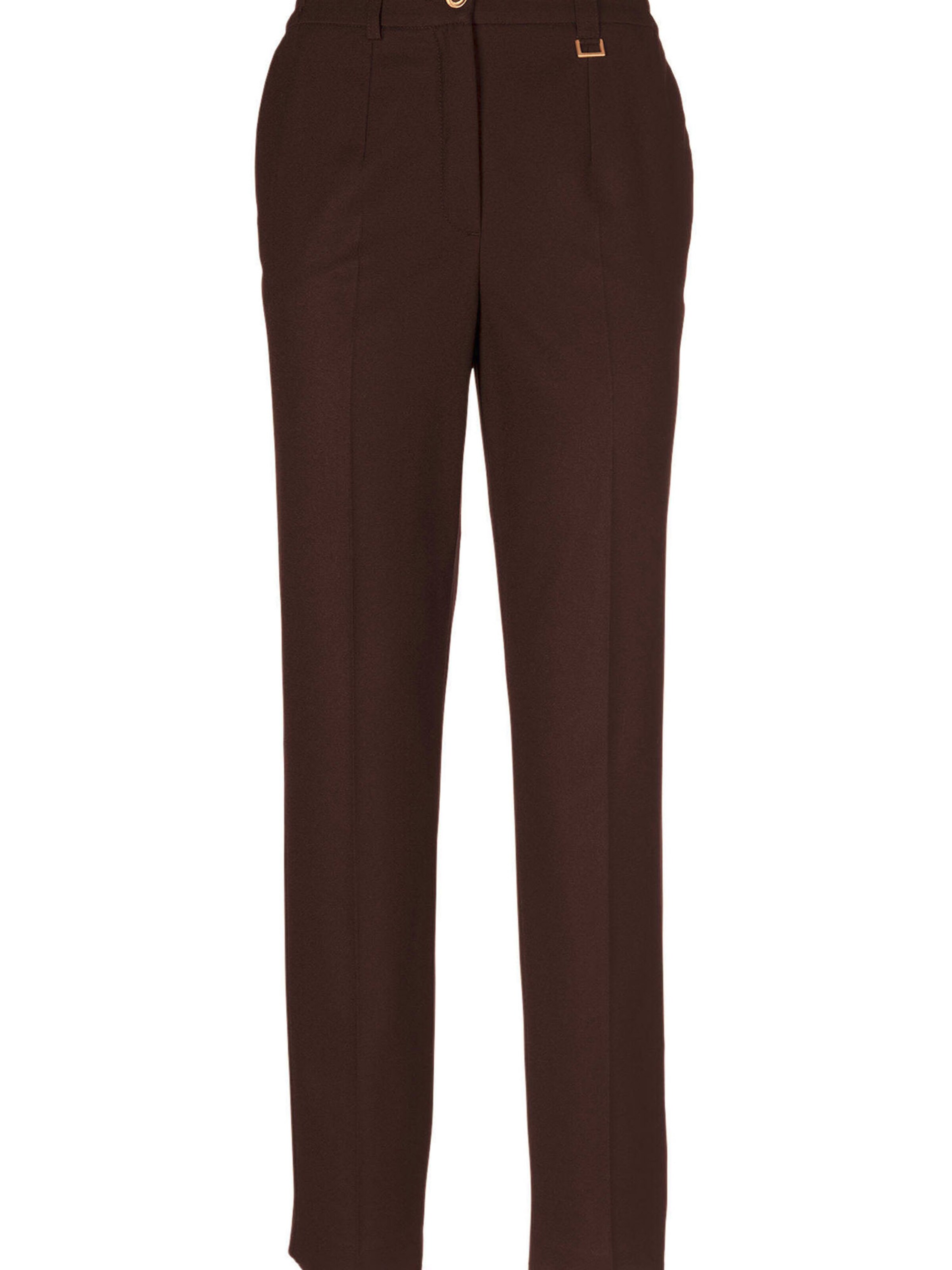 Pantalon 'ANNA' Goldner en marron : devant