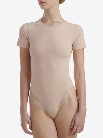 Wolford Bodysuit ' Seamless Suit ' in Beige: front