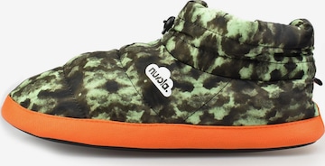 Nuvola. - Zapatillas de casa 'Nebbia' en verde: frente