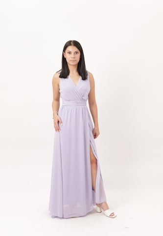 Elara Kleid in Lila: Vorderseite