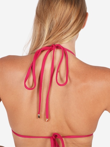 Triangle Hauts de bikini 'Lava Wave' Kadoo en rouge