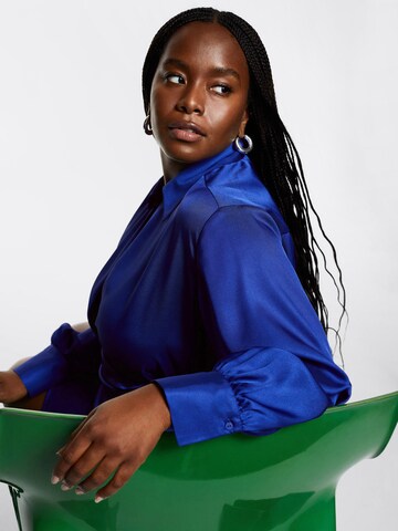 MANGO Jurk 'Cine' in Blauw