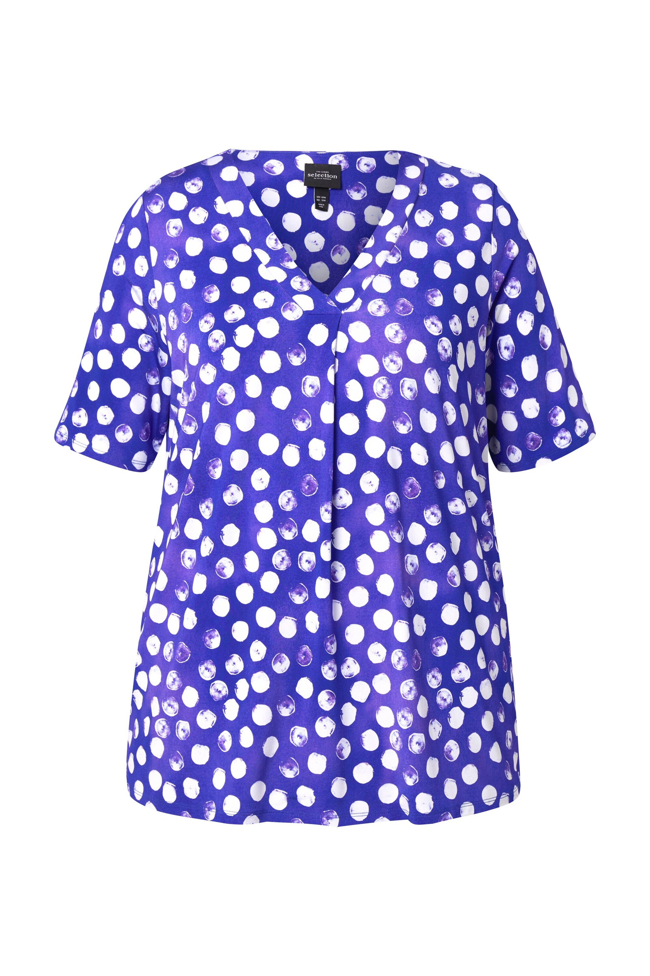T-shirt Ulla Popken en violet : devant
