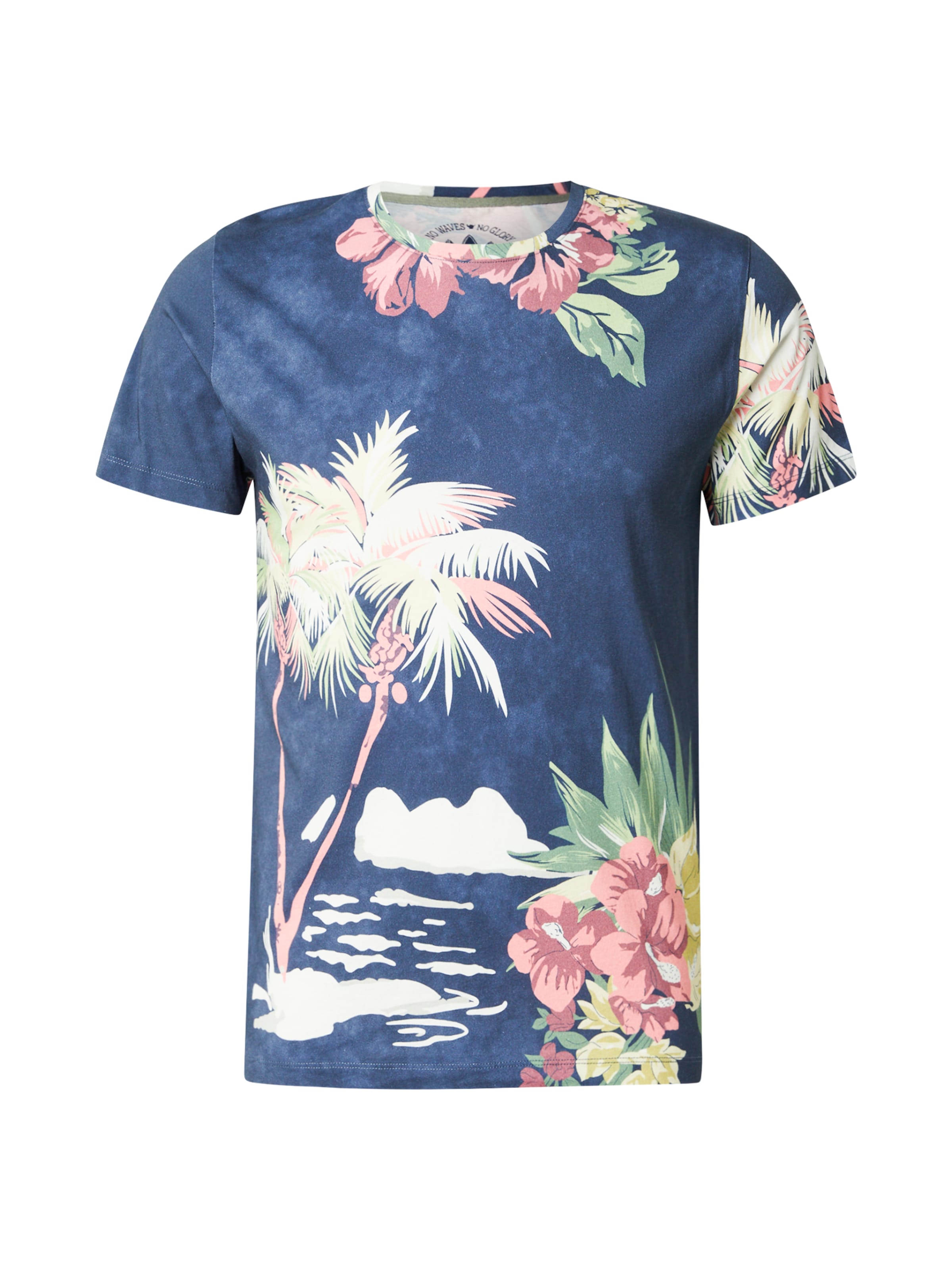 Key Largo T-shirt 'GLORY' i blå: framsida