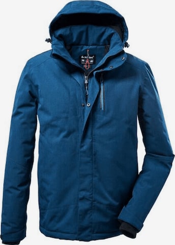 KILLTEC Outdoorjas in Blauw: voorkant