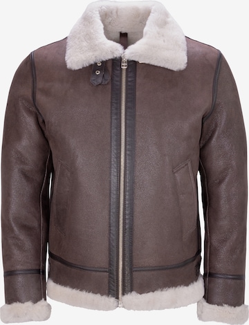 Veste mi-saison 'Vonrock' LOLUS en marron : devant