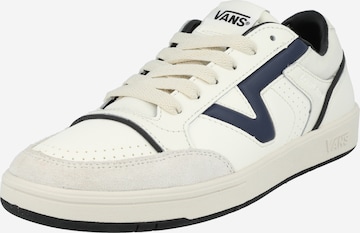 Baskets basses VANS en blanc : devant