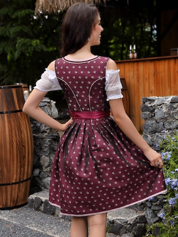 Yesfashion Dirndl w kolorze czerwony