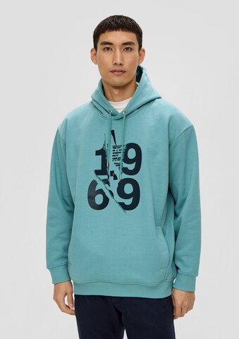 s.Oliver Sweatshirt in Grün: Vorderseite