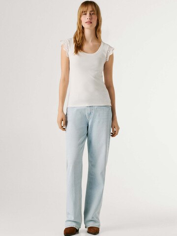 Pepe Jeans T-Shirt 'Mireya' in Weiß