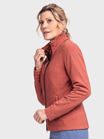 Schöffel Functionele fleece jas 'Leona3' in Rood